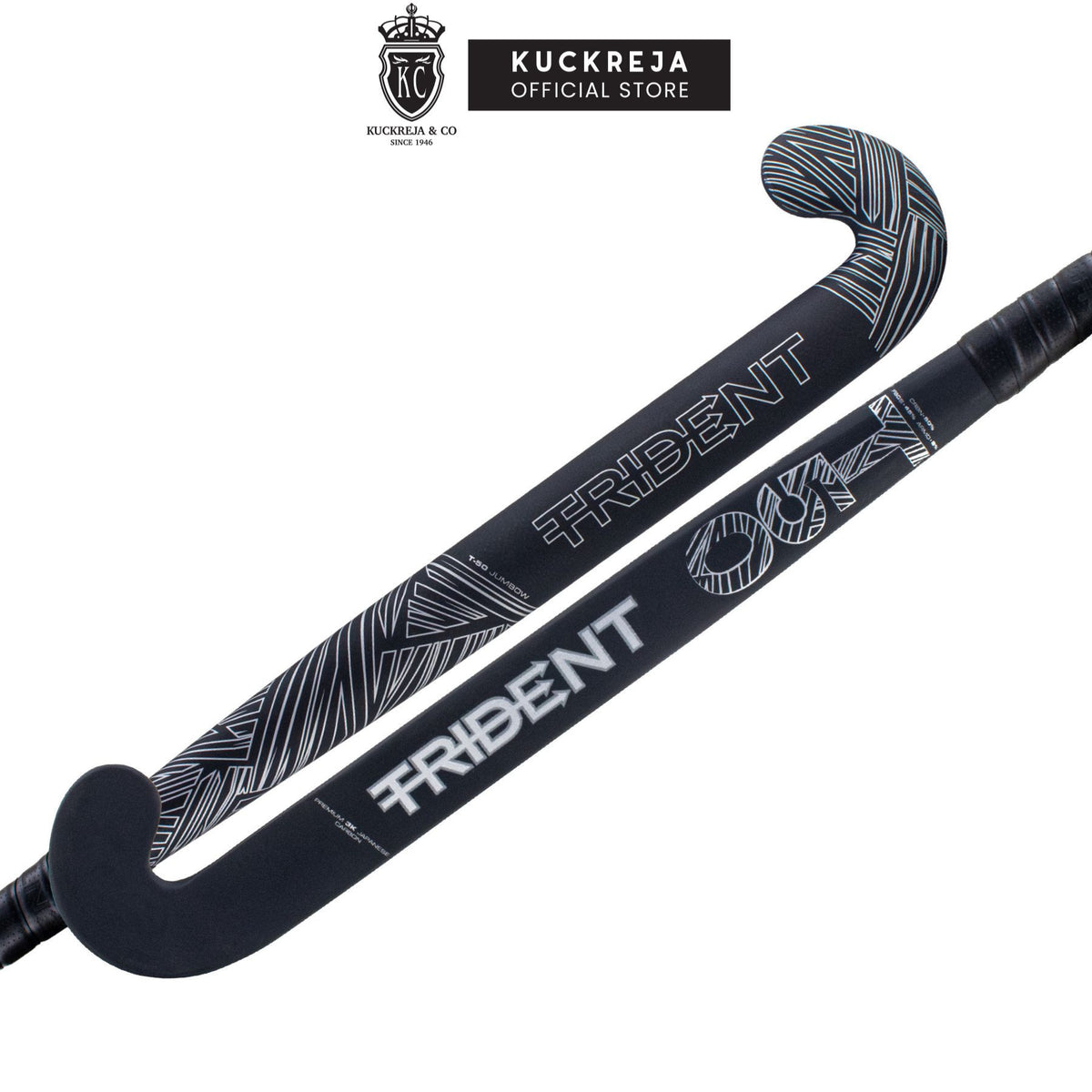 Trident 50 Jumbow Composite Hockey Stick - Ghost Silver