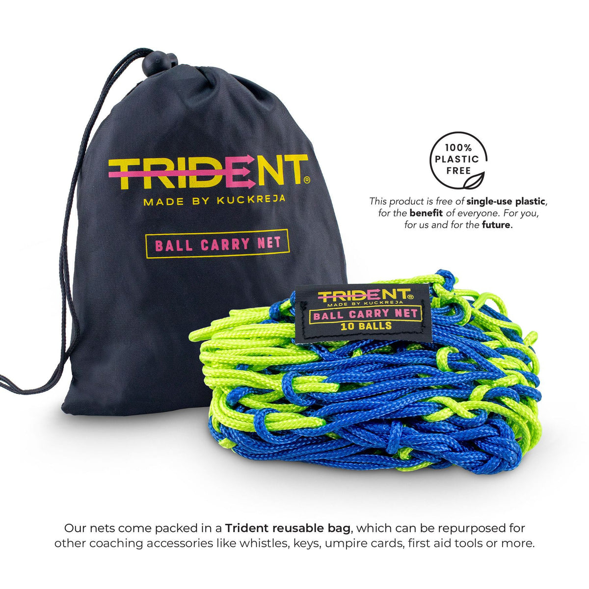 Trident Premium Ball Carry Net - 10 Balls
