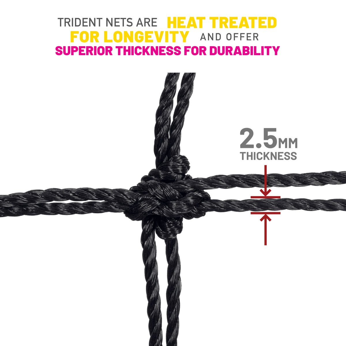 Trident T-25D Tennis Net