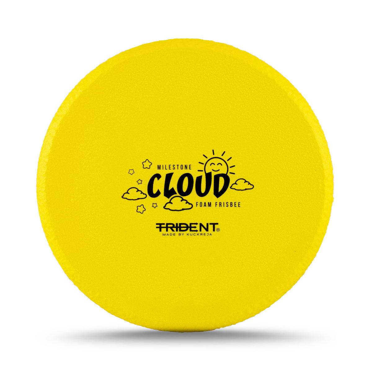 Trident Milestone Cloud Foam Frisbee - Yellow