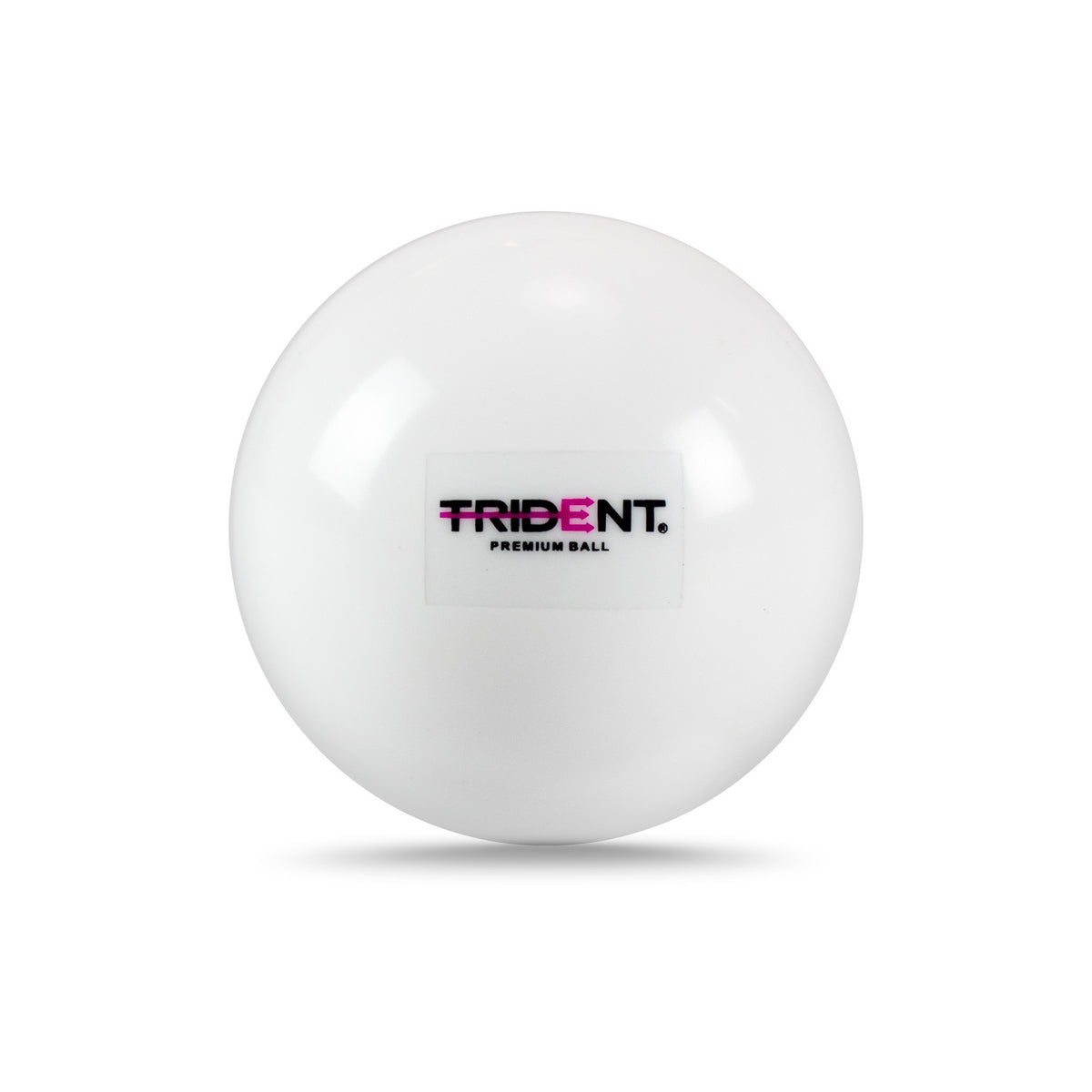 Trident Premium Indoor Hockey Ball - White
