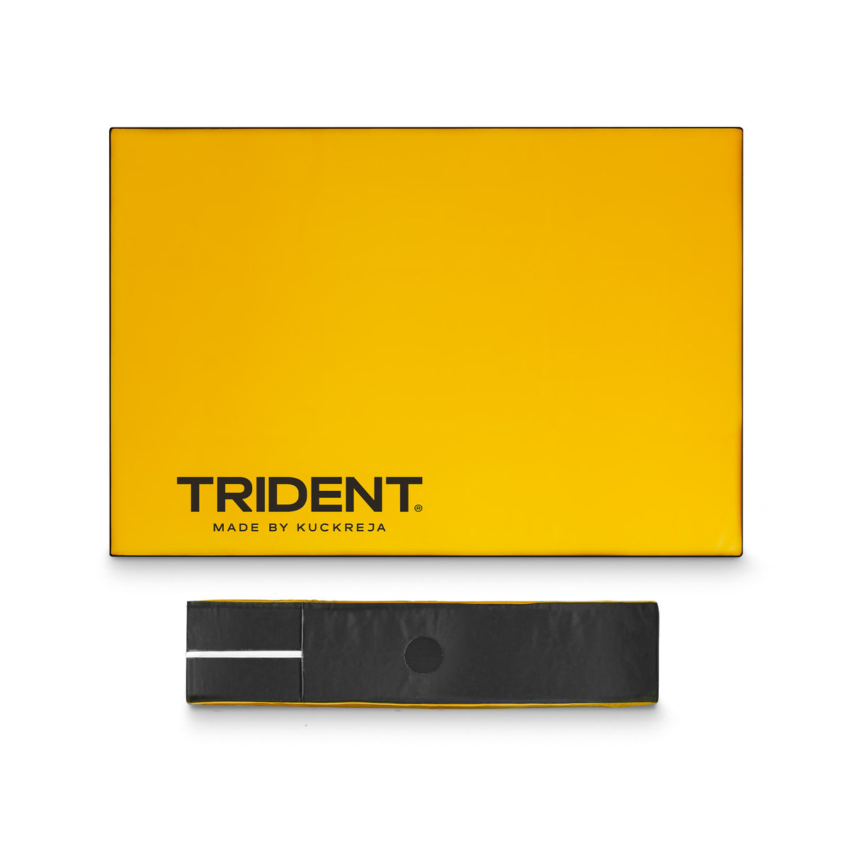 Trident High Jump Landing Mat - 6' x 4' x 12" (Yellow/Black)