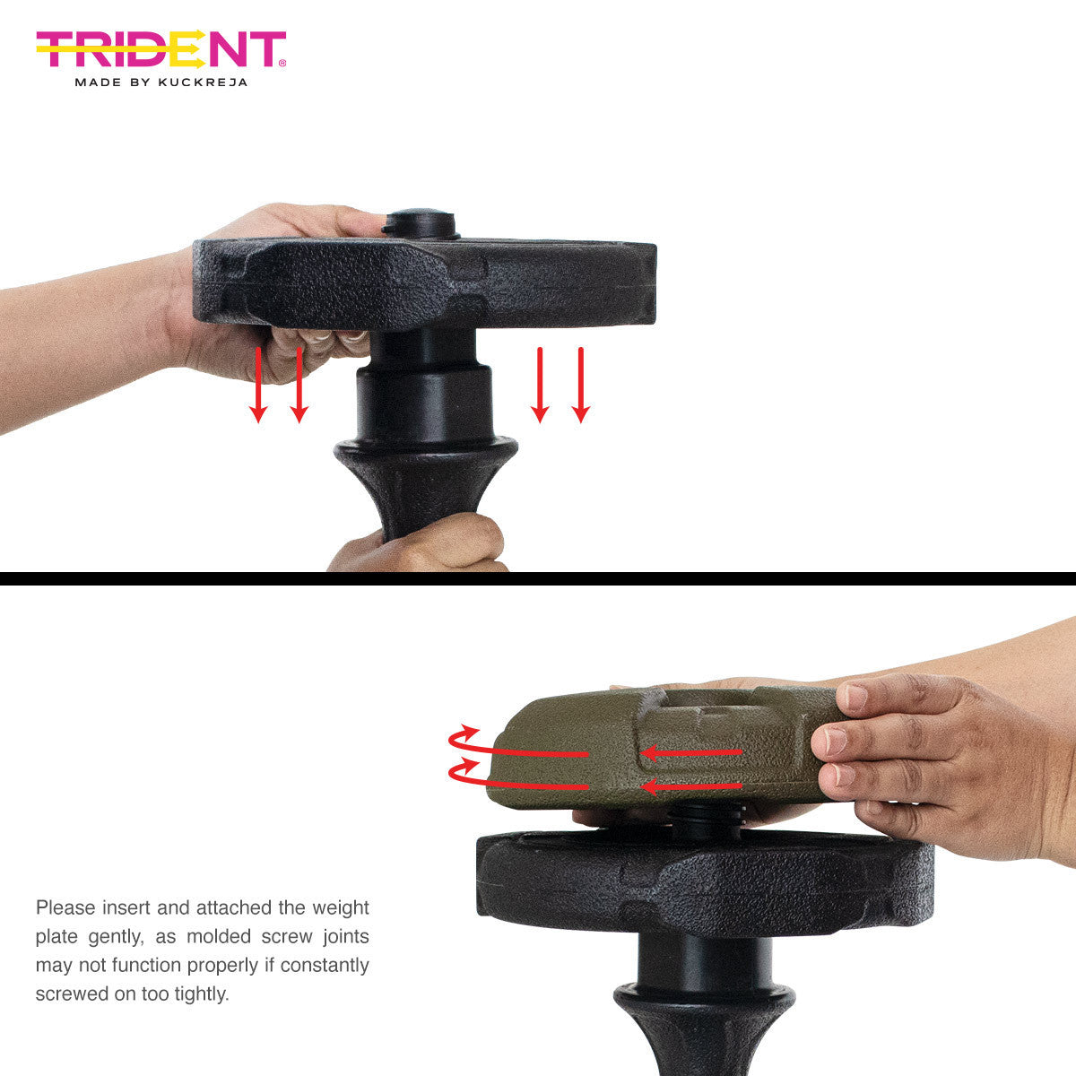 Trident Master Premium Adjustable Dumbbell - 10kg (Pair)