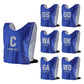 Trident Reversible Netball Bibs Set - Blue/White (Senior)
