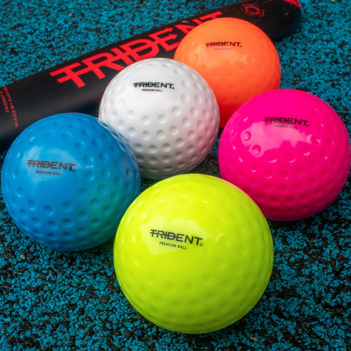 Trident Premium Dimple Hockey Ball - White