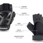 Trident Baseline Hockey Glove – Black (LH)