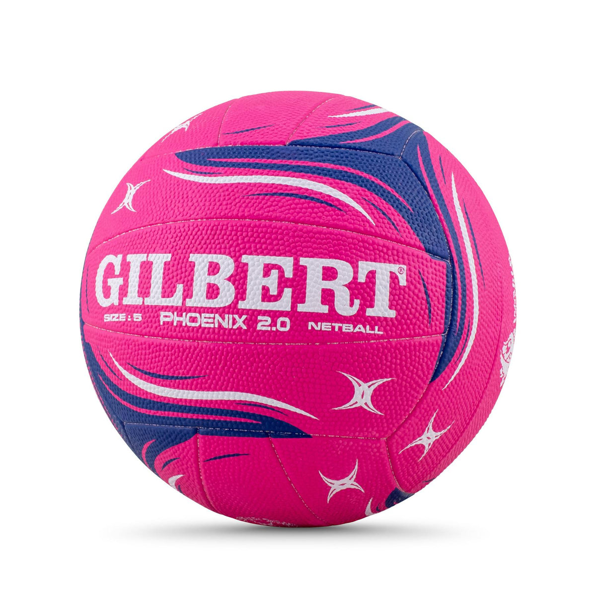 Gilbert Phoenix 2.0 Match Netball - Pink (Size 5, 4)
