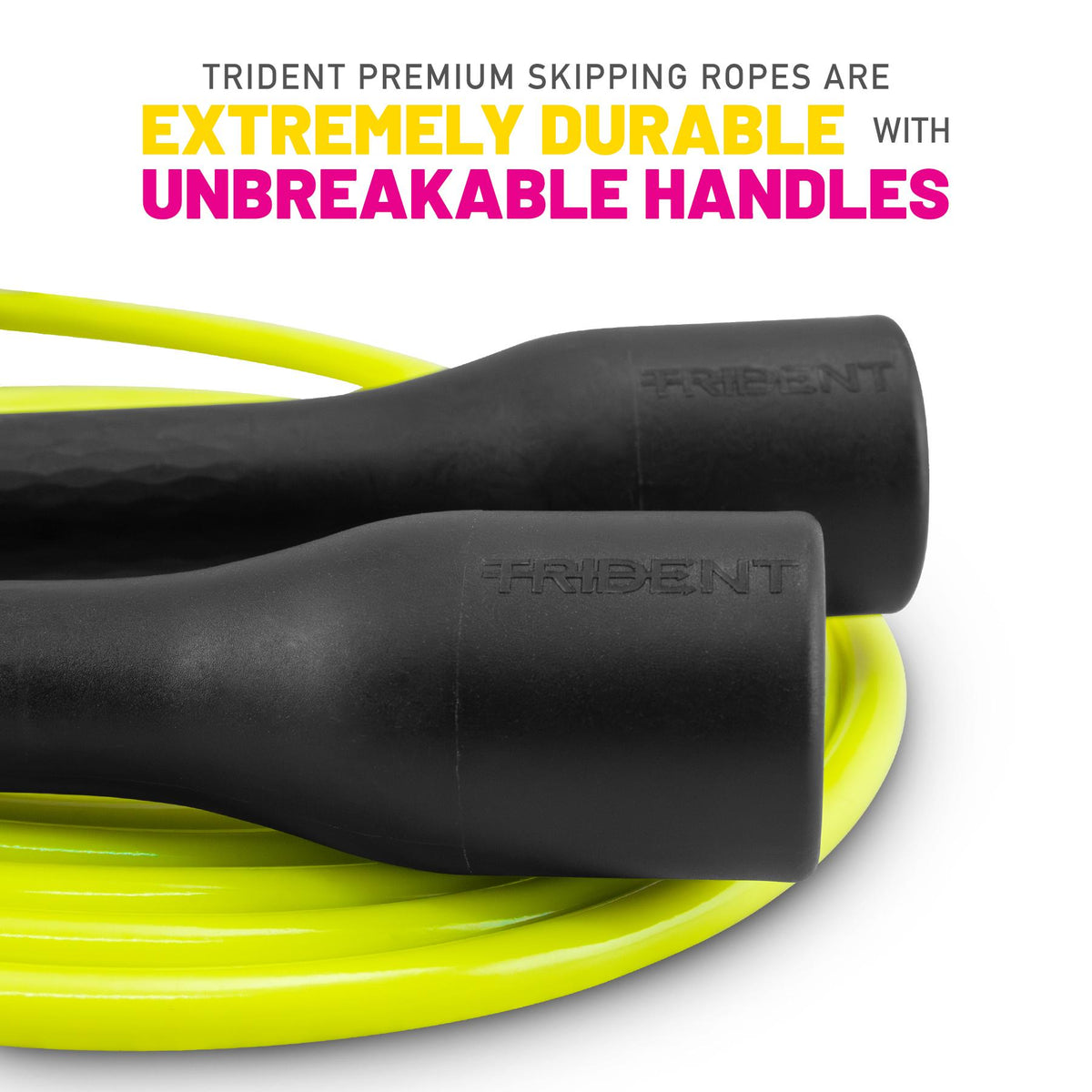 Trident Premium Skipping Rope - Electric Neon
