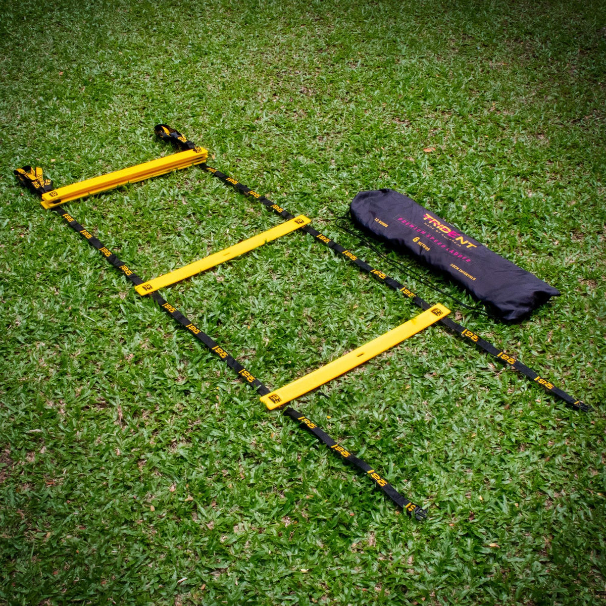 Trident Master Premium Speed Ladder - 4M (Yellow/Black)
