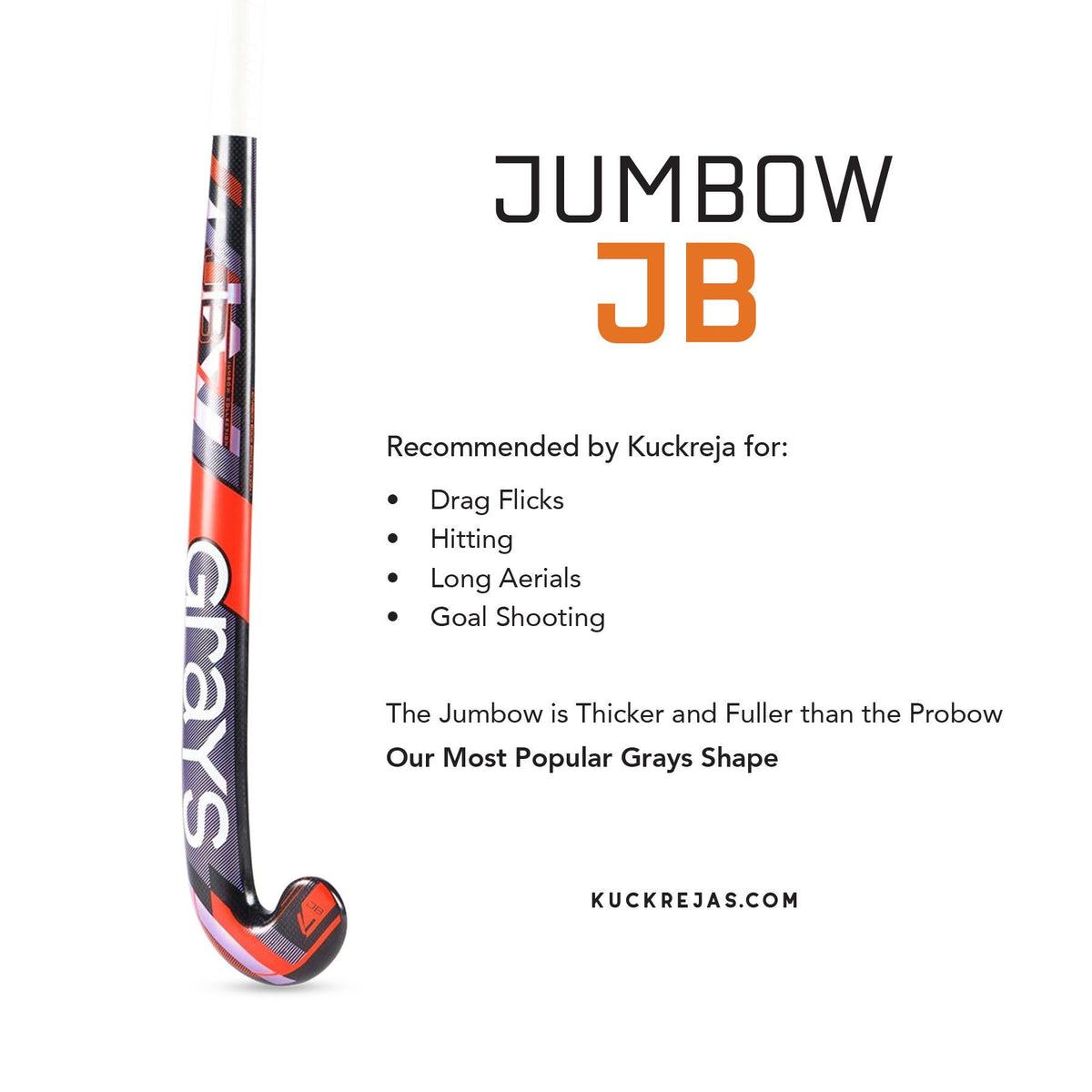 Grays Jumbow 7 Composite Hockey Stick - JB7