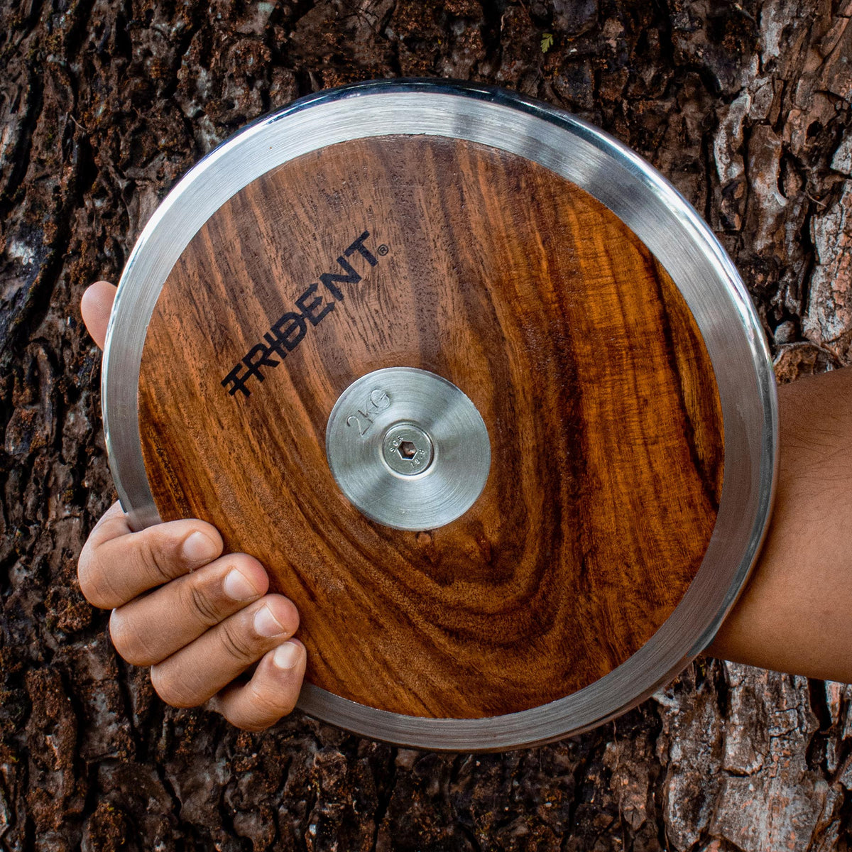 Trident Wooden Discus - 2.00kg