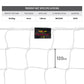 Trident T-50 Braided Football Net (White)