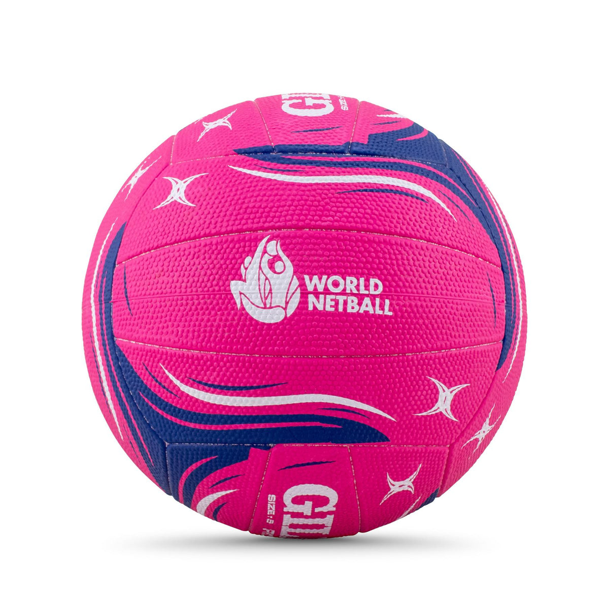 Gilbert Phoenix 2.0 Match Netball - Pink (Size 5, 4)