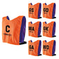 Trident Reversible Netball Bibs Set - Blue/Orange (Senior)