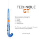 Grays Aura Wooden Hockey Stick - Blue