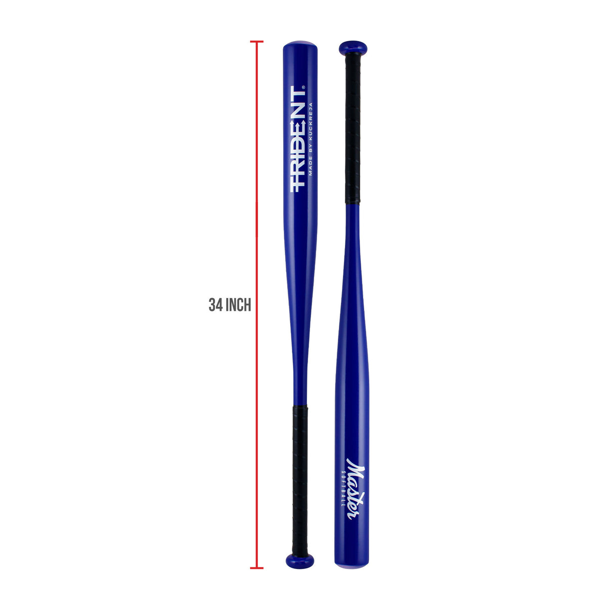 Trident Master Softball Bat - Blue (34")