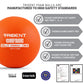 Trident Softee Low Bounce Foam Ball - Orange (6.3")