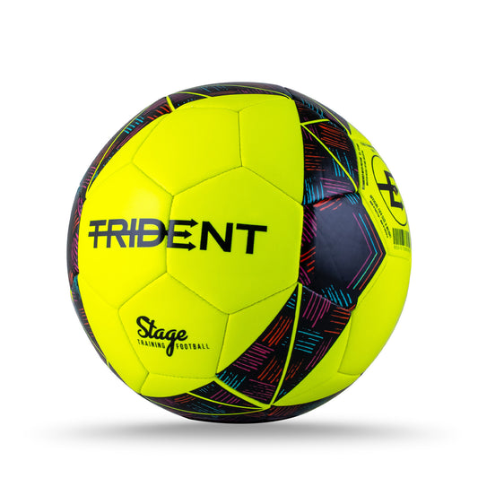 Trident Stage Training Football - Size 3 (Neon/Rubine)