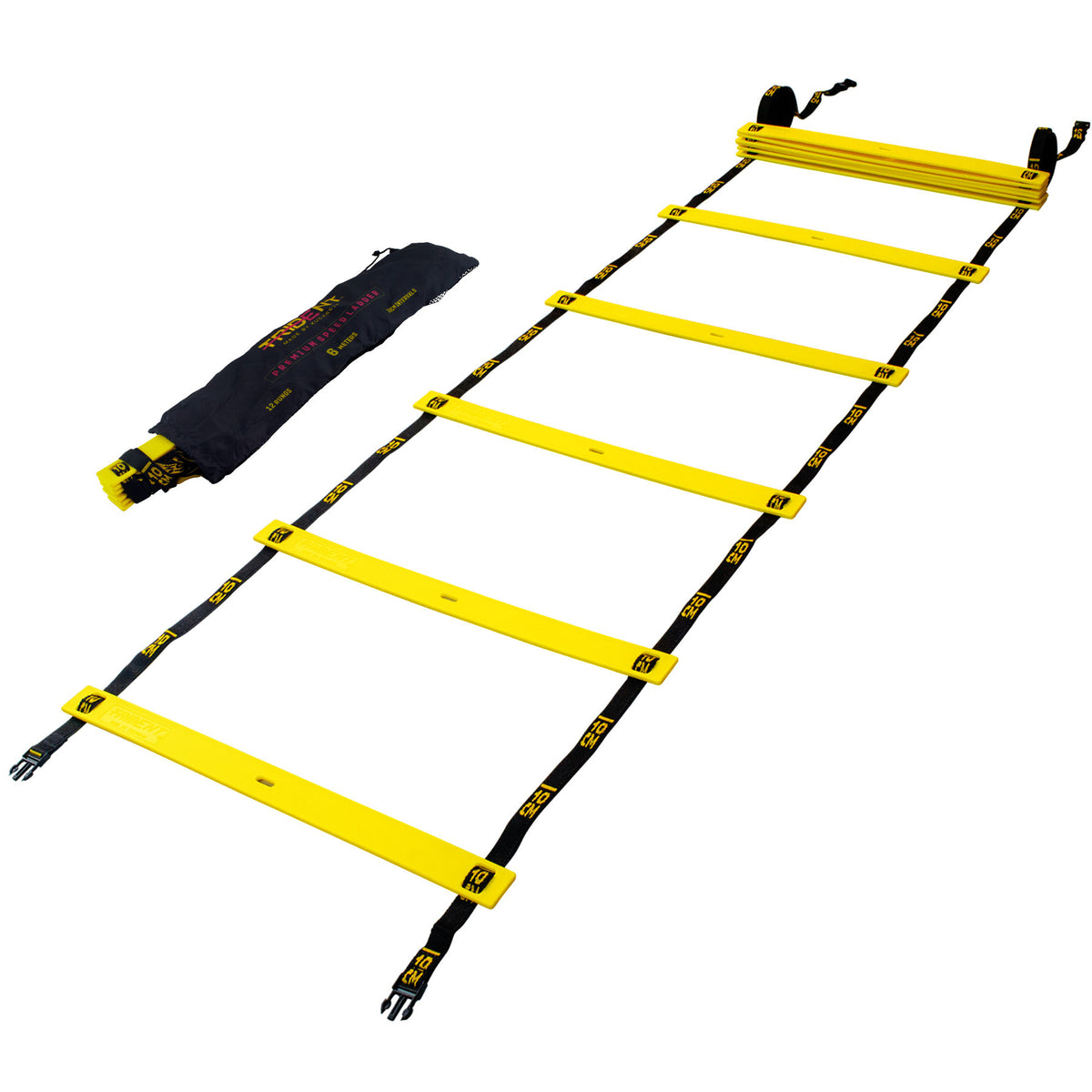 Trident Master Premium Speed Ladder - 6M (Yellow/Black)
