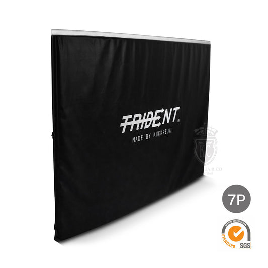 Trident Master Gym Mat with Velcro - 180 x 120 x 3cm (Black)