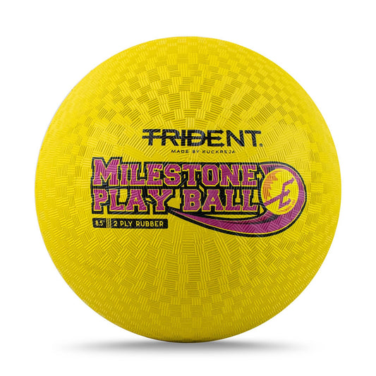Trident Milestone Playground Ball - Yellow