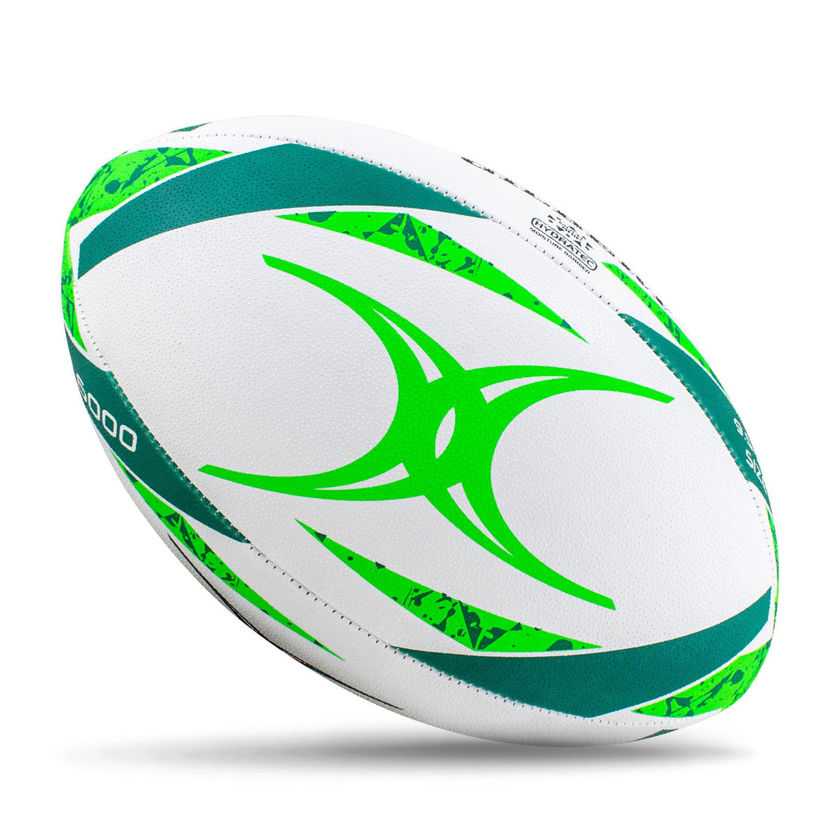 Gilbert GTR 6000 Rugby Ball - Green (Size 4)