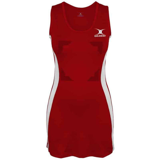 Gilbert Eclipse Netball Dress - Red