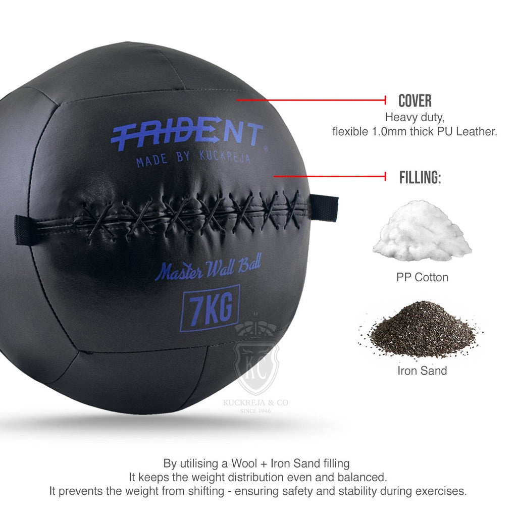 Trident Master Premium Wall Ball - 7kg