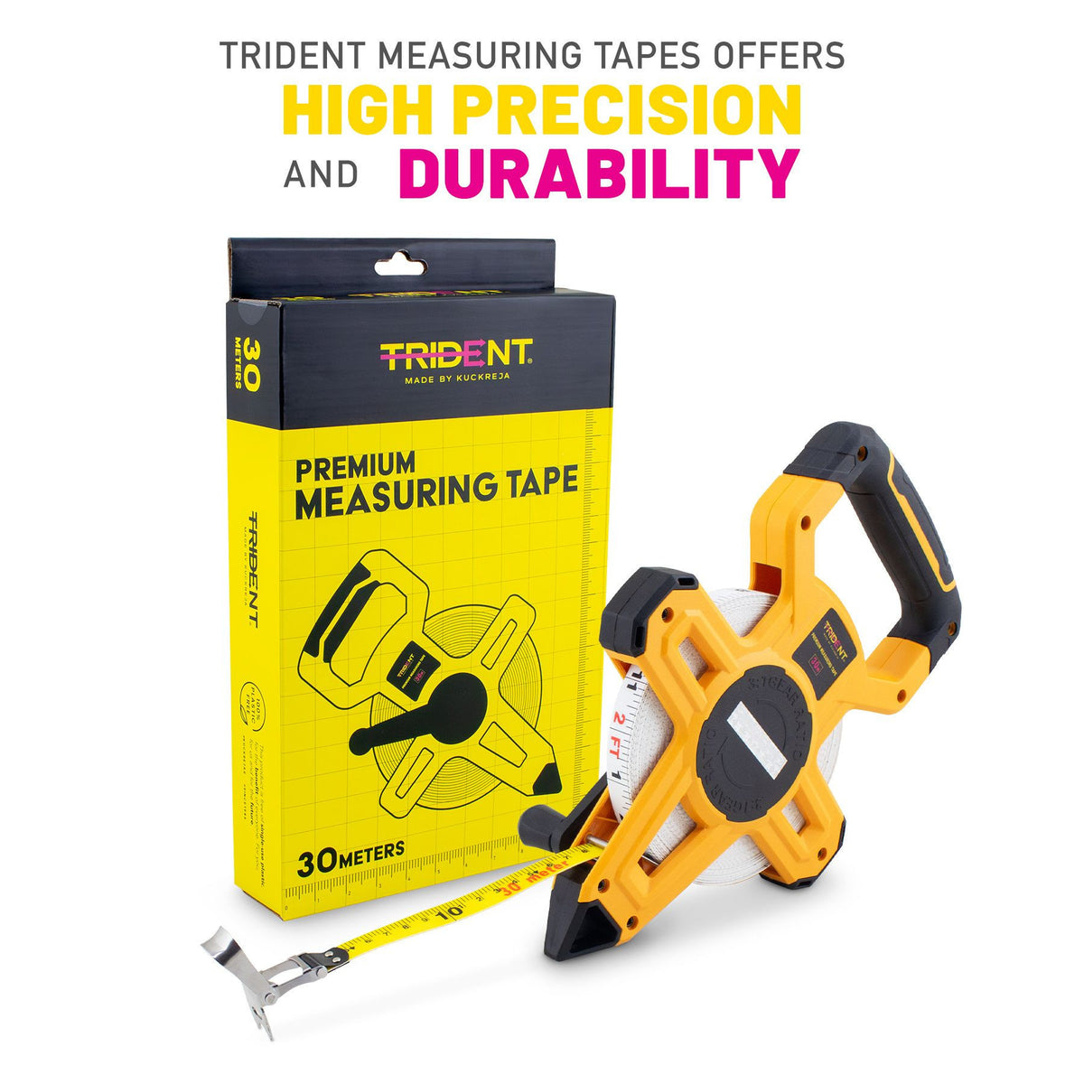 Trident Premium Measuring Tape - 30m