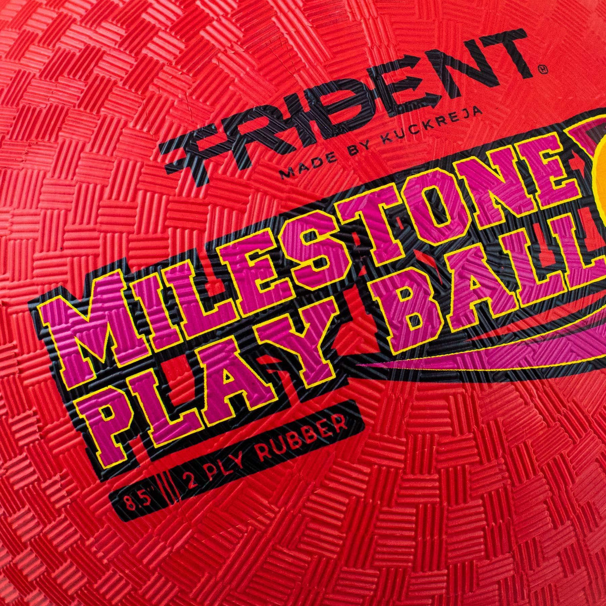 Trident Milestone Playground Ball (Dodgeball) - Red