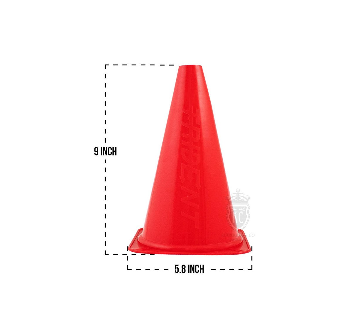Trident 9" Cone - Red