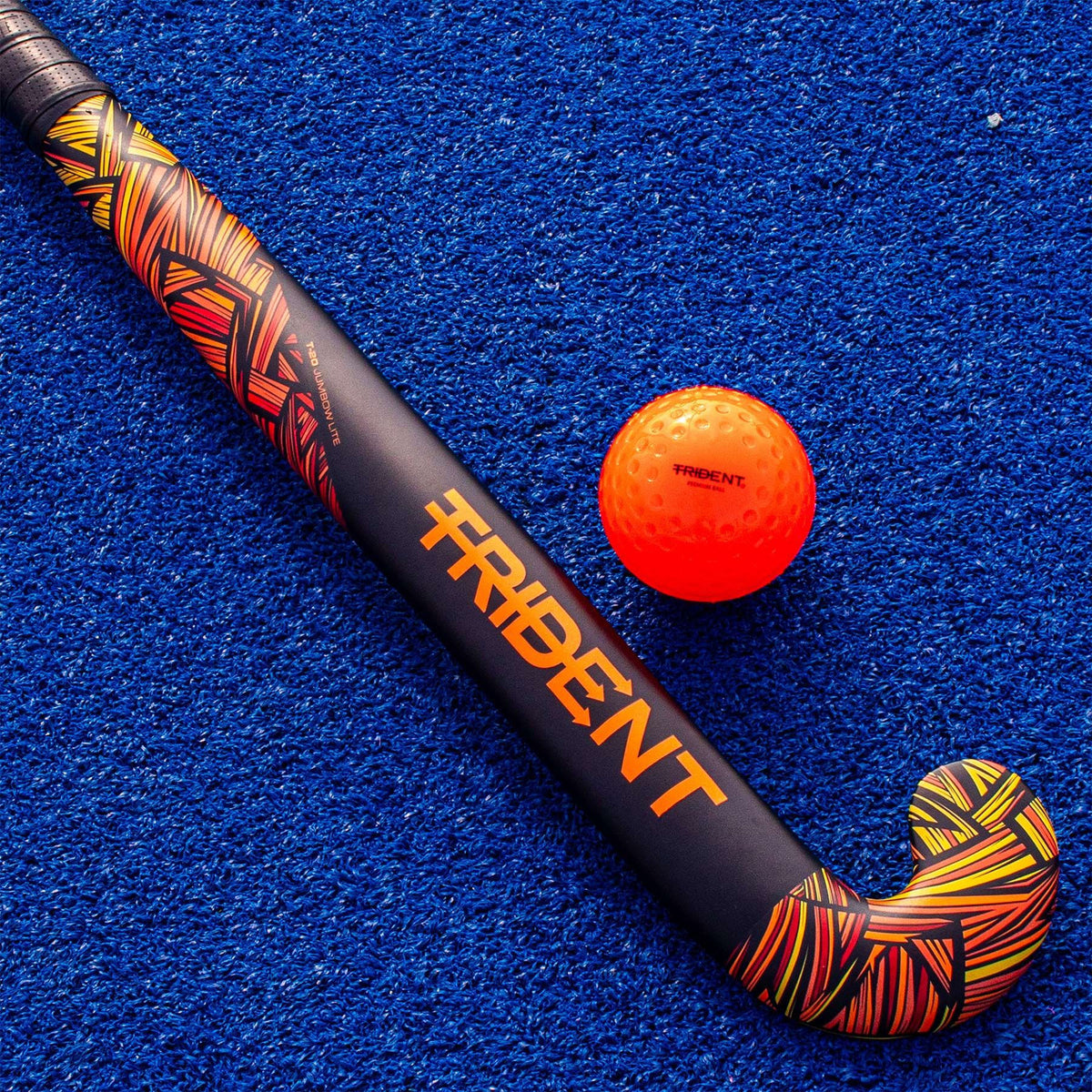 Trident 20 Jumbow Lite Composite Hockey Stick - Sunset Red