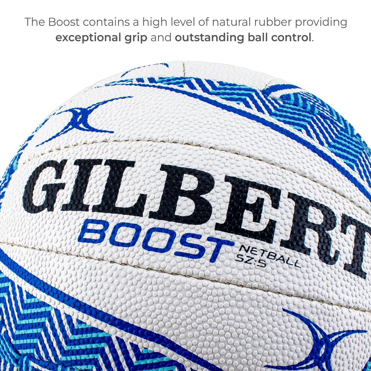 Gilbert Boost Pro Netball - Blue (Size 5)