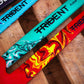 Trident Flow Wooden Hockey Stick - Red