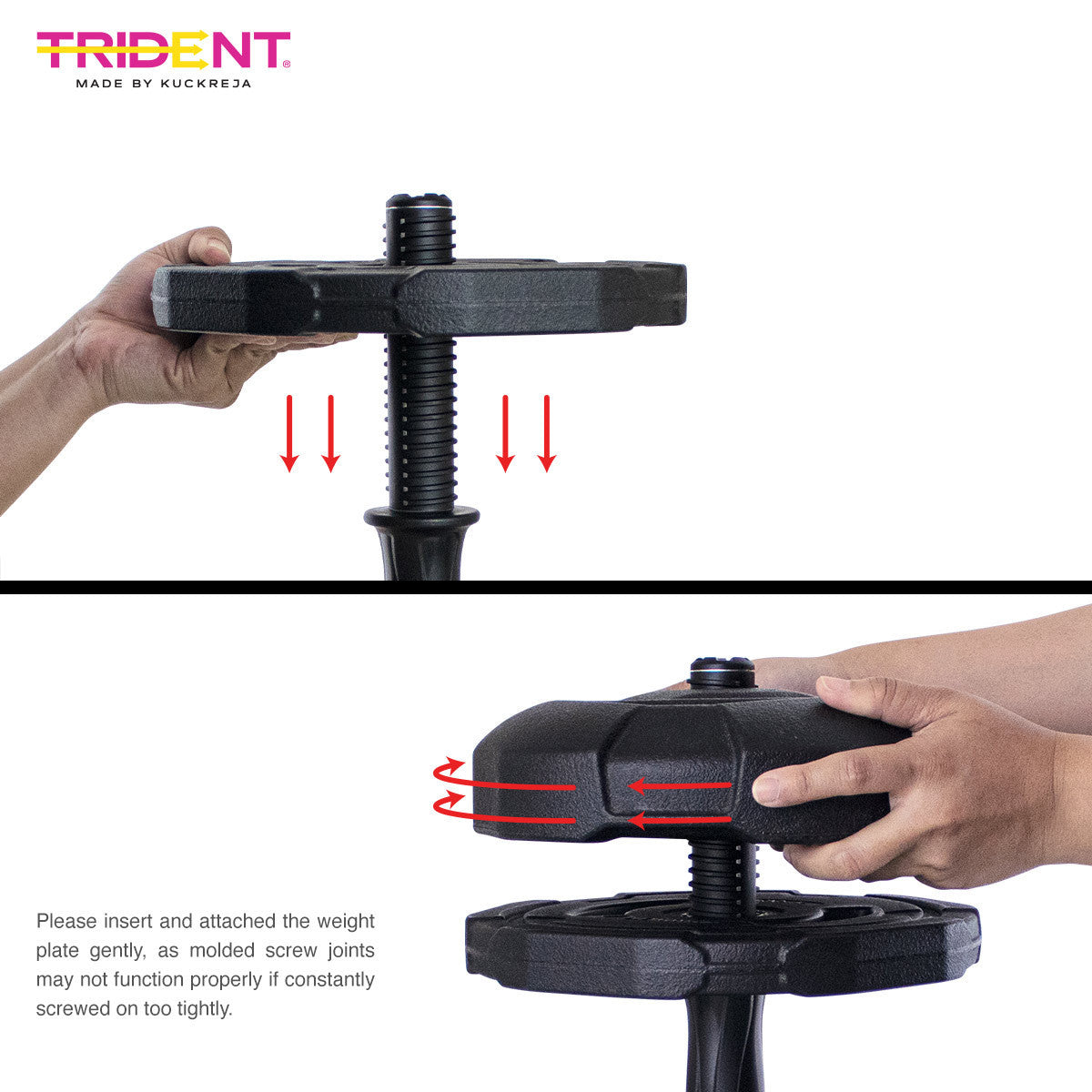 Trident Master Premium Adjustable Dumbbell - 20kg (Piece)