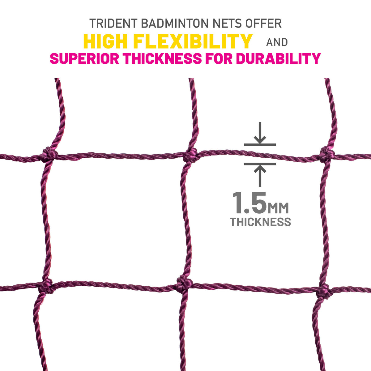 Trident B-15 Badminton Net