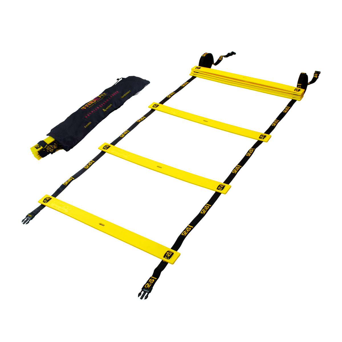 Trident Master Premium Speed Ladder - 4M (Yellow/Black)