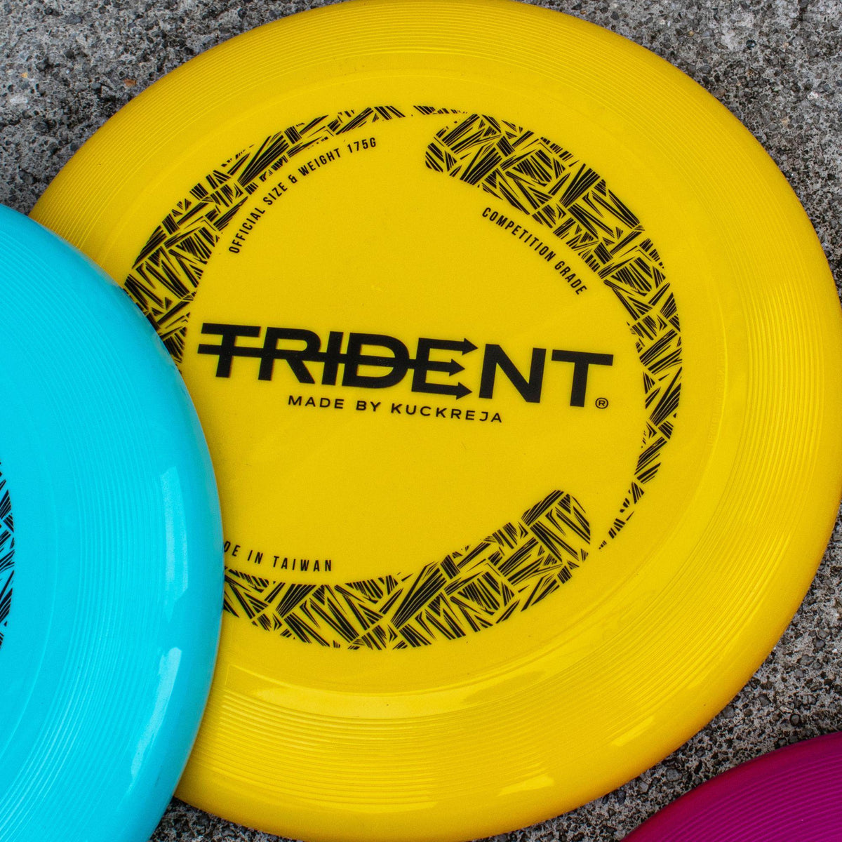 Trident Frisbee 175g - Yellow (Regular/Slimline)