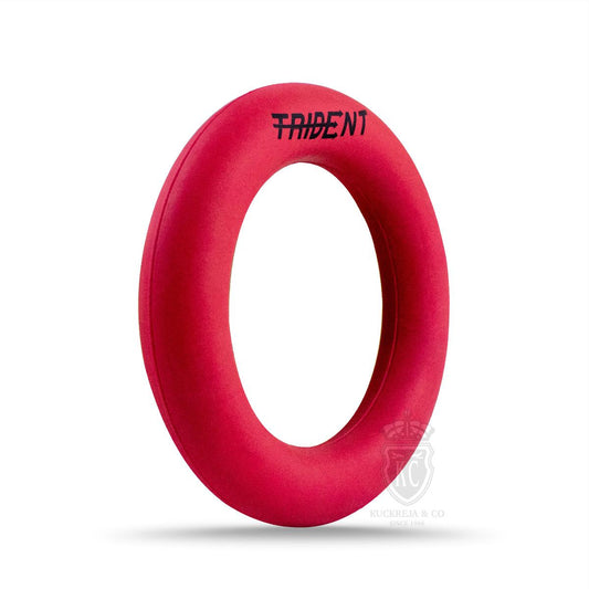 Trident Rubber Ring / Quoits - Red (165mm)