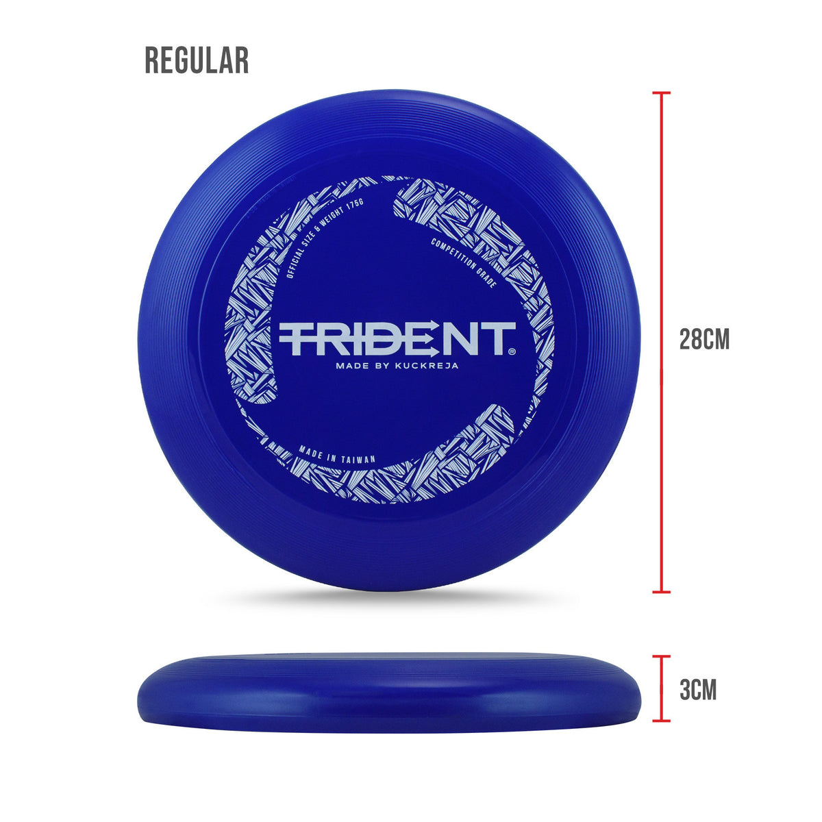 Trident Frisbee 175g - Reflex Blue (Regular/Slimline)