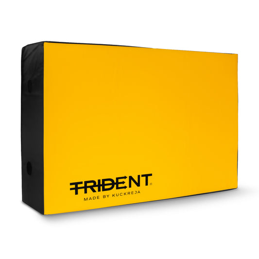 Trident High Jump Landing Mat – 6′ x 4′ x 18″ (Yellow/Black)