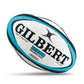 Gilbert Zenon Rugby Ball - Teal (Size 5, 4, 3)