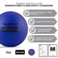 Trident Milestone Play Foam Ball - Blue (6.3")