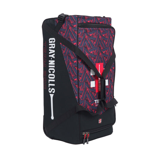 Gray Nicolls Team 200 Wheelie Bag - Black/Red