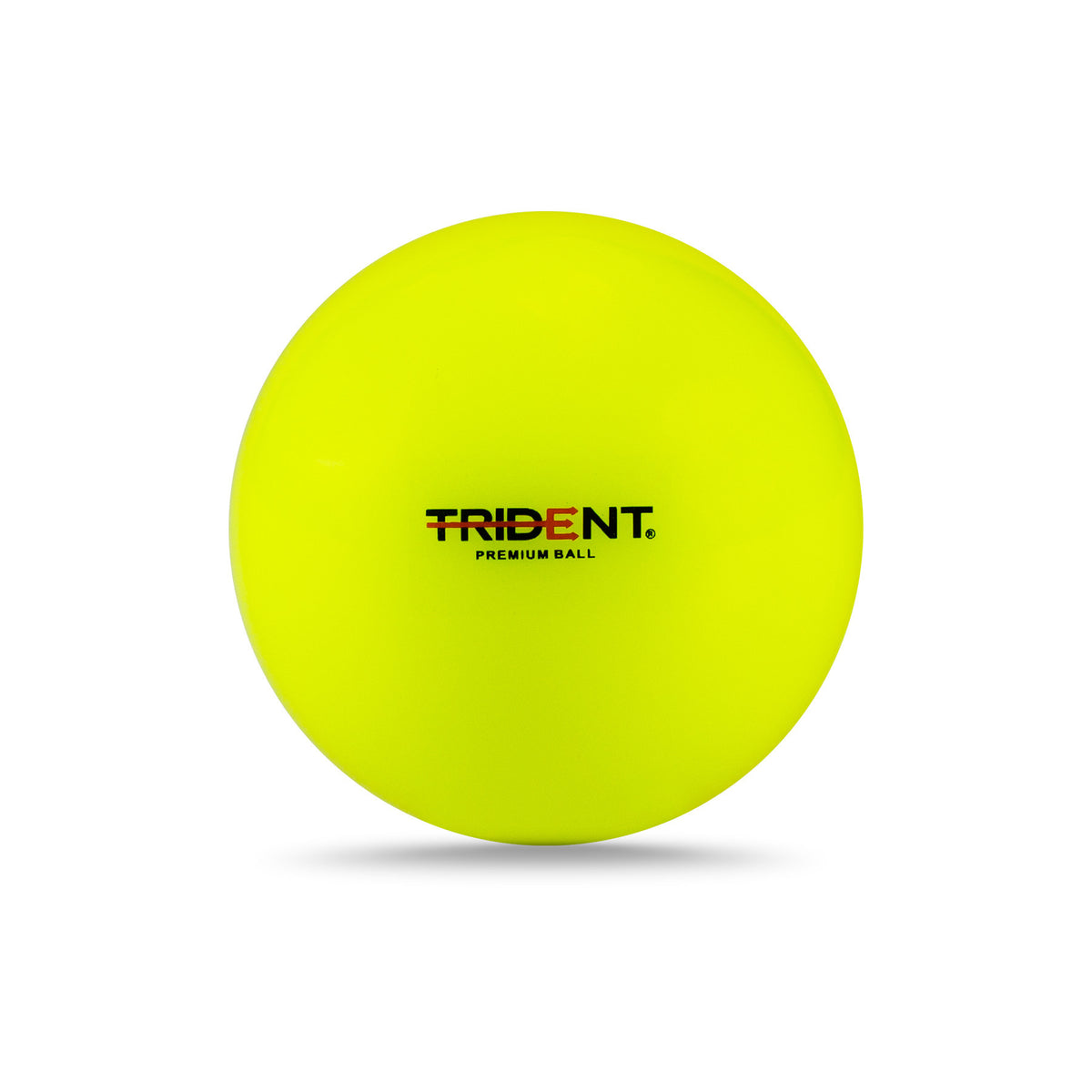 Trident Premium Indoor Hockey Ball - Yellow