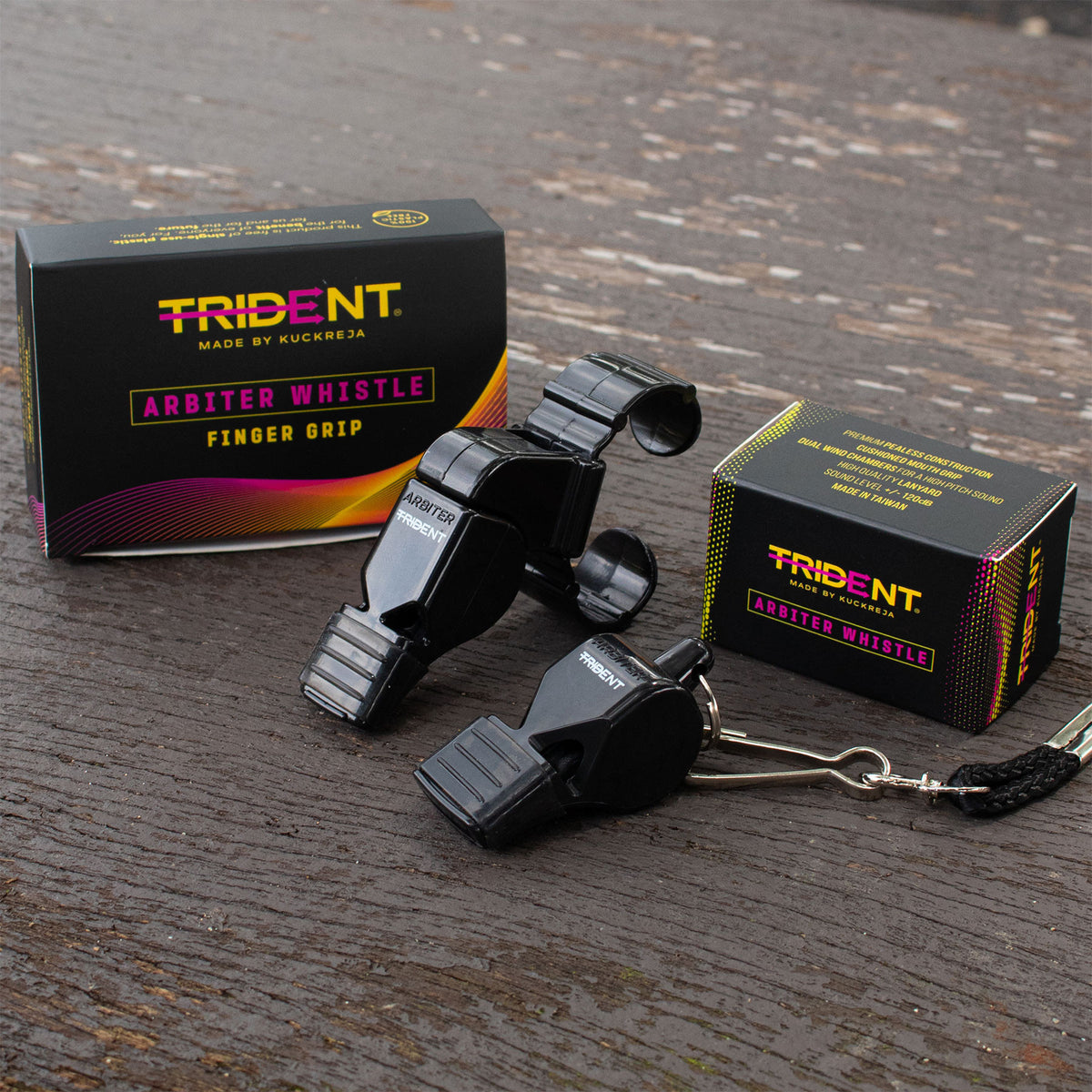 Trident Arbiter SG Finger Grip Whistle