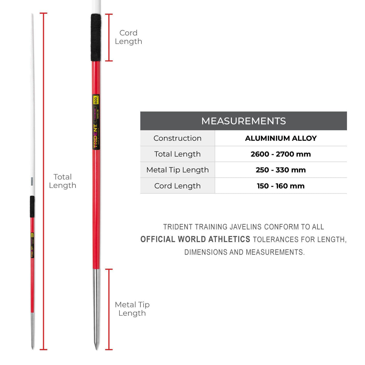 Trident Training Javelin - 800g