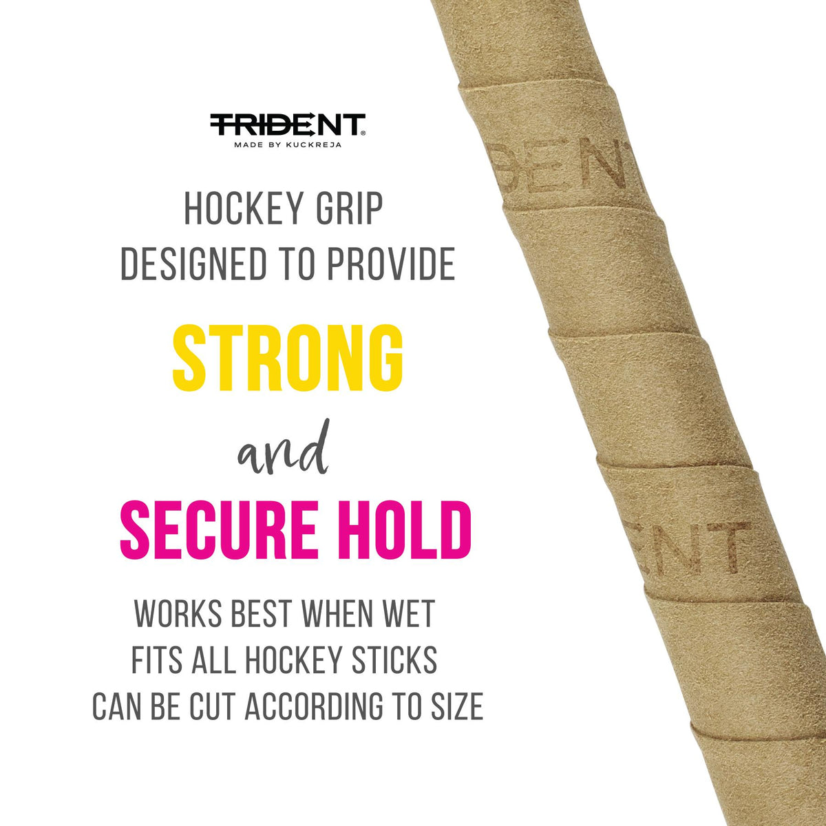 Trident Master Chamois Grip - Natural