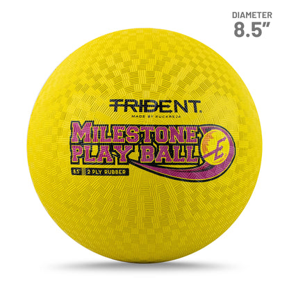 Trident Milestone Playground Ball - Yellow