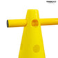 Trident Hat Cone Hurdle Set - 12" (Yellow)